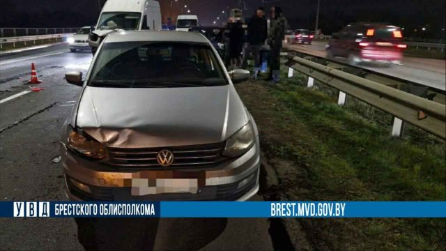 В Бресте авария с участием пяти автомобилей