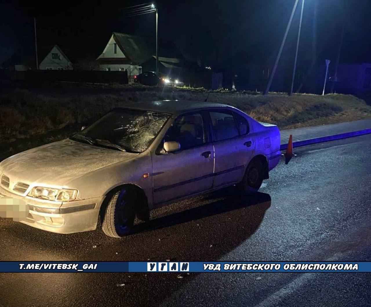 В Докшицах водитель сбил мужчину
