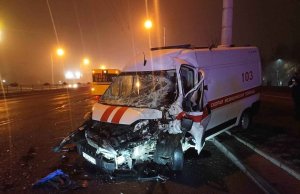 В Минске авария со скорой и автобусом В Минске авария со скорой и автобусом