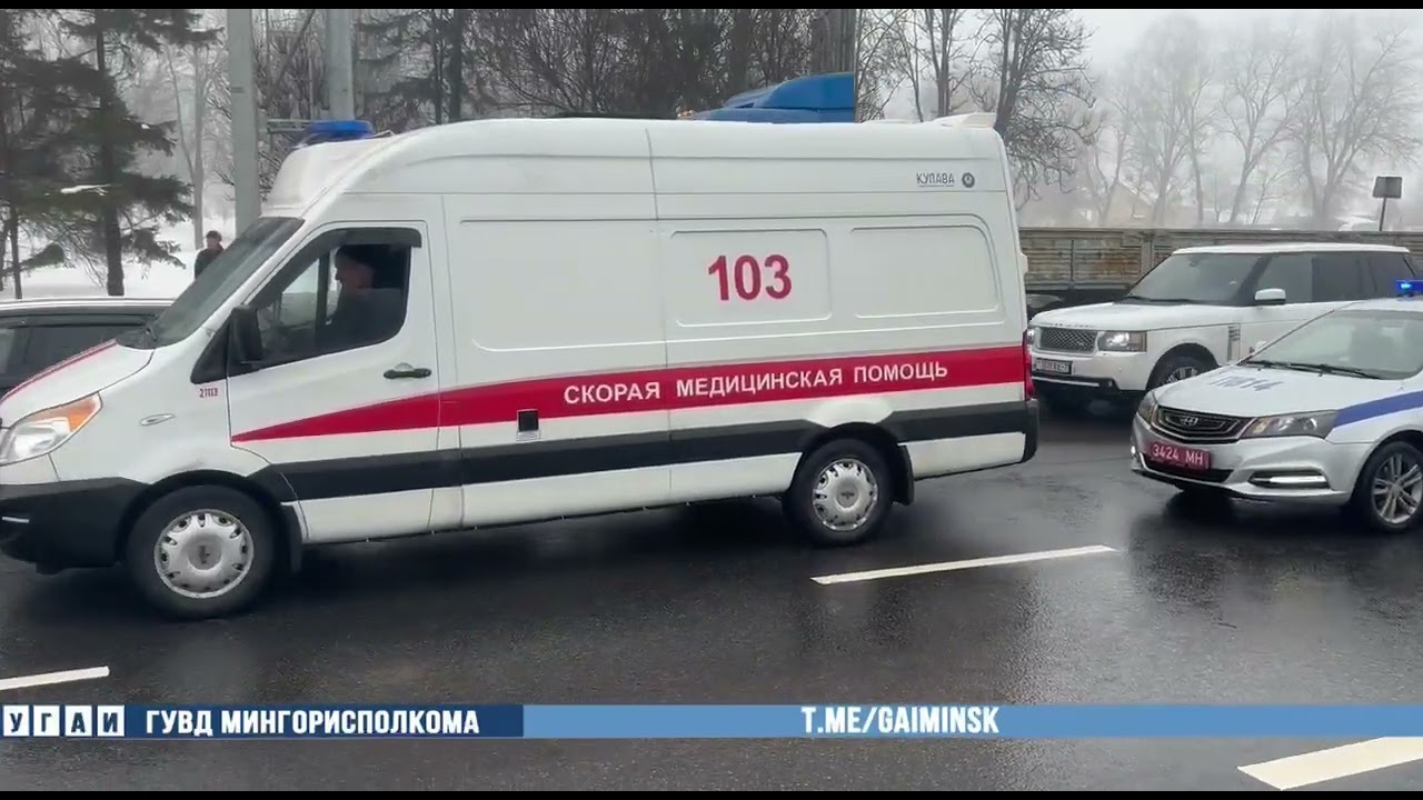 В Минске BMW сбил электроскутериста (видео аварии) 8152