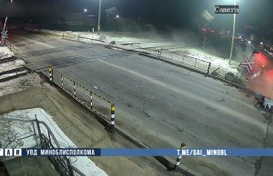 В Молодечно пьяный водитель наехал на железнодорожный шлагбаум