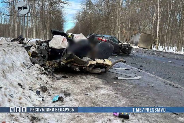 В ДТП на Гомельщине погибли два человека, один из них ребенок