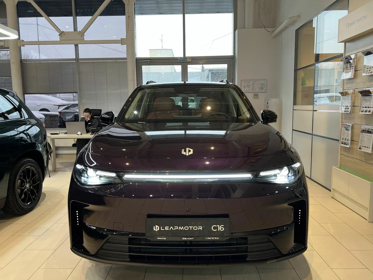 В Беларусь привезли русифицированный электрокроссовер Leapmotor C16 с запасом хода 580 км и множеством технологий