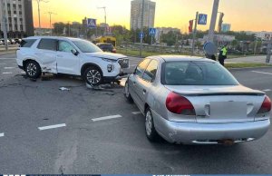 Пьяный водитель в Минске устроил ДТП проехав на красный — пассажирка в больнице Пьяный водитель в Минске устроил ДТП проехав на красный - пассажирка в больнице