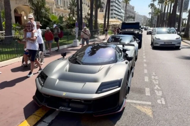 Эксклюзивный Ferrari F80 заметили на улицах Канн