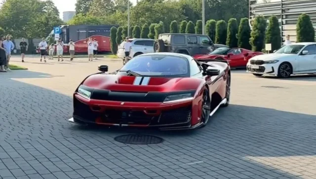 В Польше заметили Ferrari F80, который мгновенно стал центром внимания