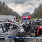 В смертельном ДТП на трассе М-3 в Докшицком районе погибла пассажирка
