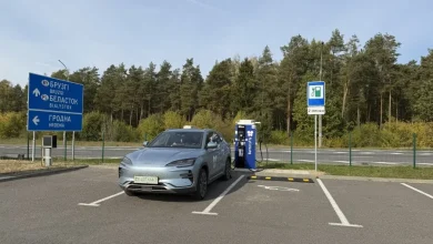 На границе с Польшей открылась быстрая зарядка для электромобилей