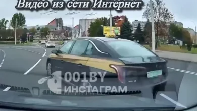 Опасный маневр Hongqi на Запорожской площади попал на видео